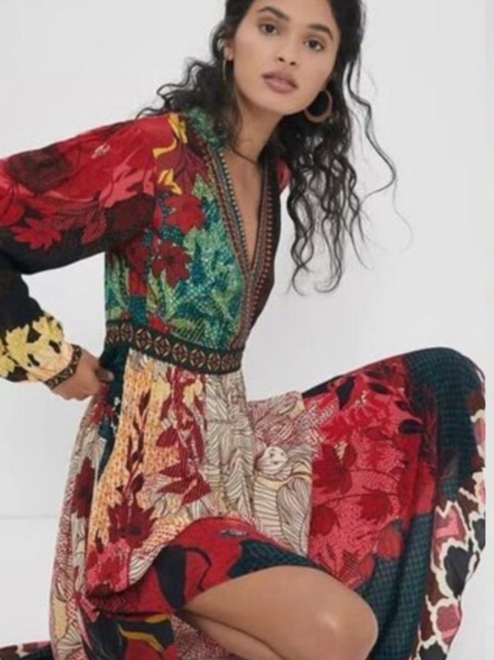 RARE! 🤩 Bhanuni by Jyoti Silk Maxi Dress  - Size 10